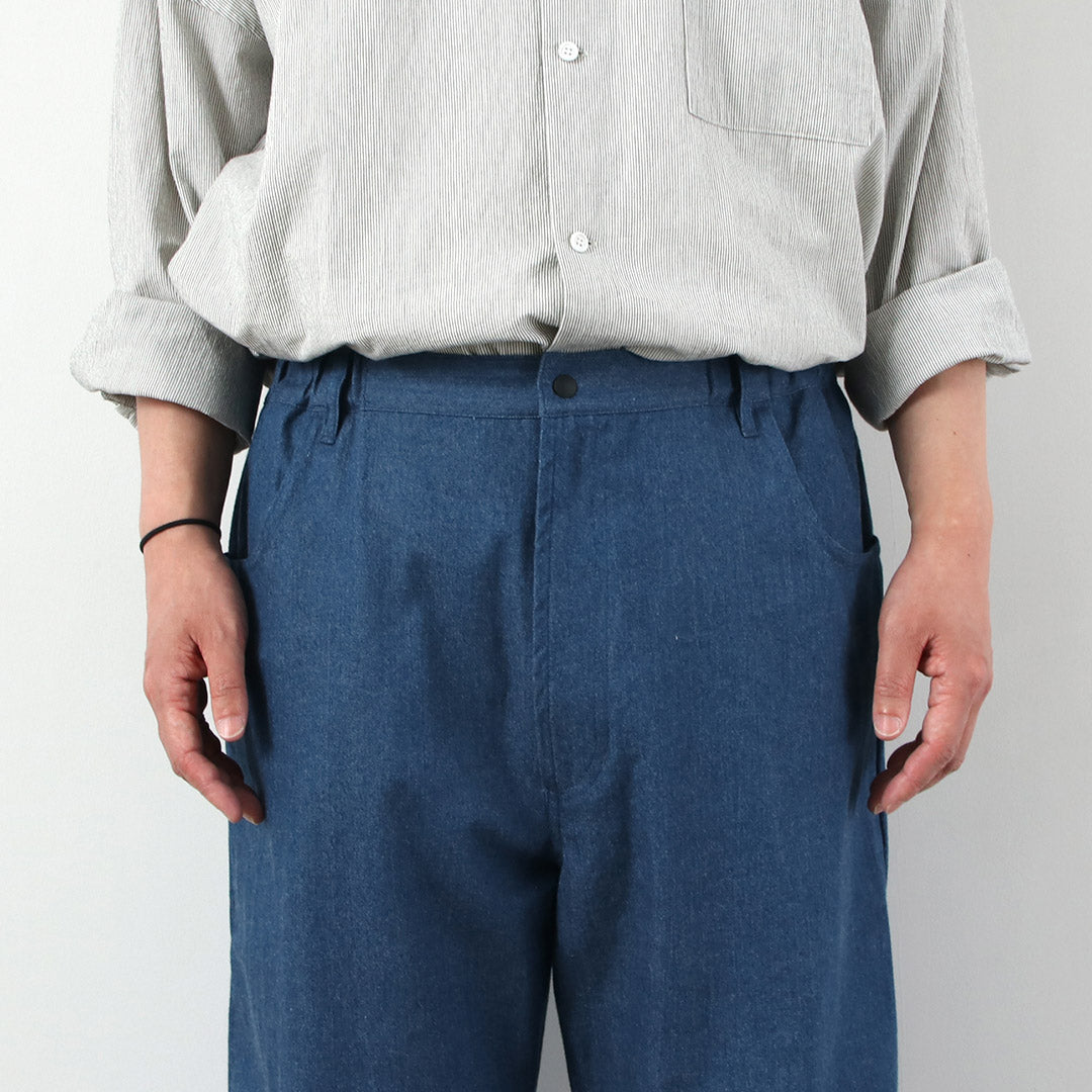 BASISBROEK / Albion 8oz Denim Pantalones sencillos semianchos