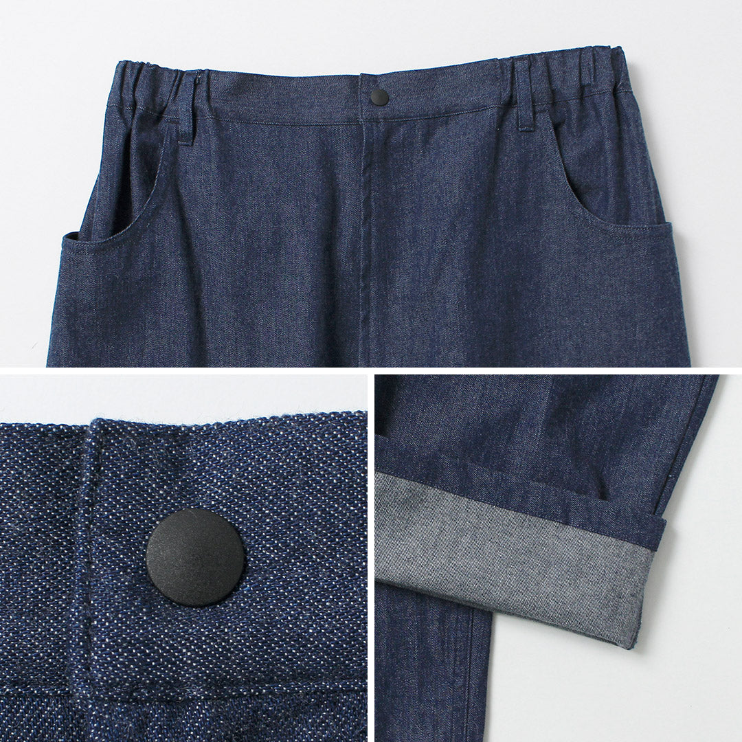 BASISBROEK / Albion 8oz Denim Pantalones sencillos semianchos