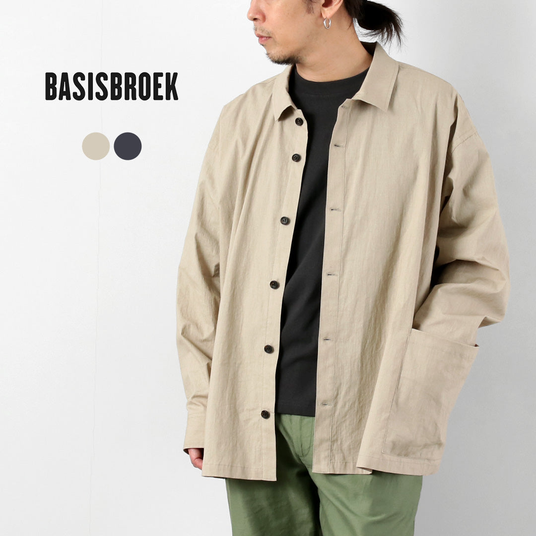 BASISBROEK / Orgen Cotton Linen Shirt Jacket
