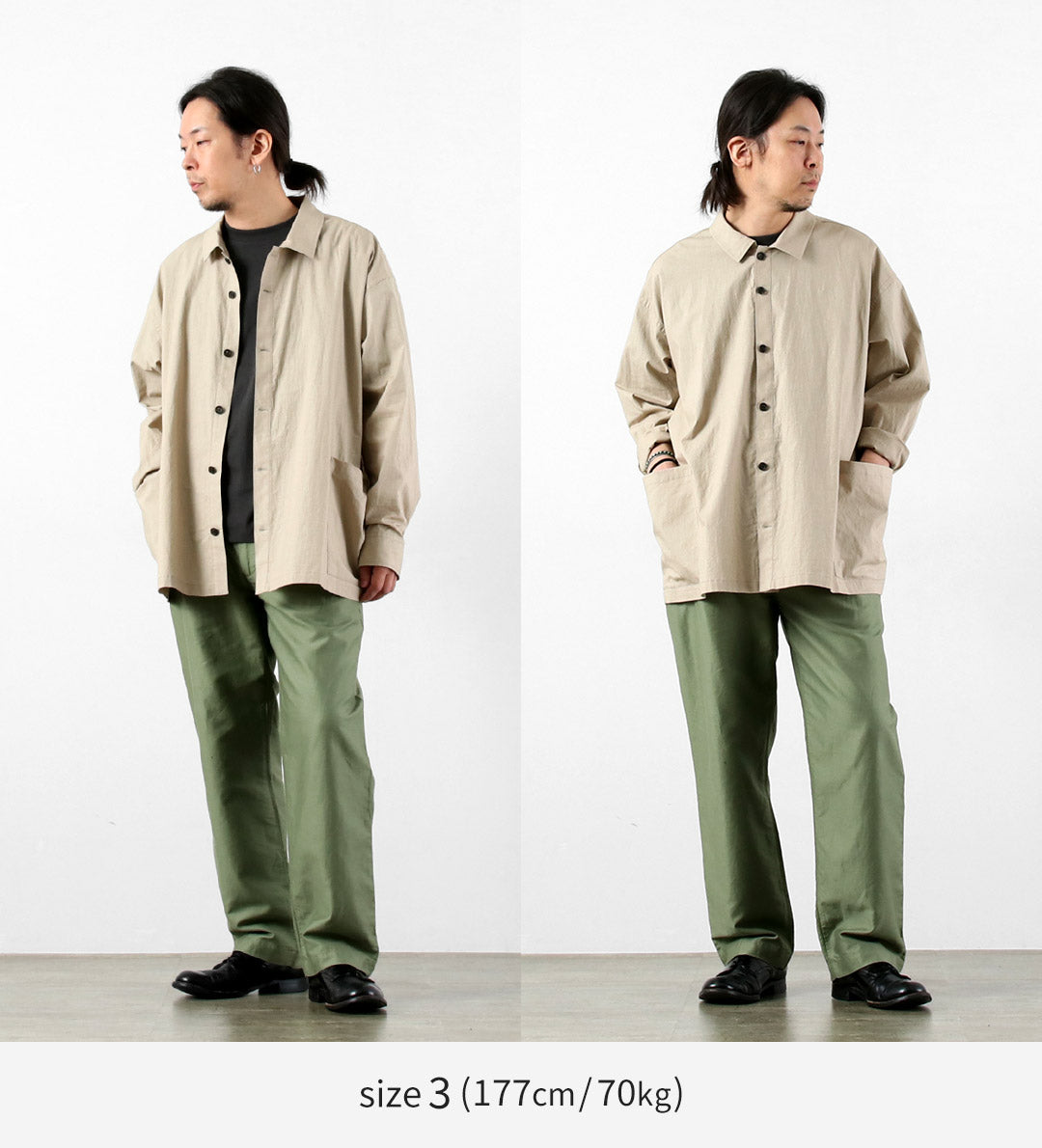 BASISBROEK / Orgen Cotton Linen Shirt Jacket