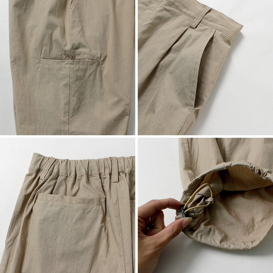 BASISBROEK / Wisken Cotton Linen Tuck Pants