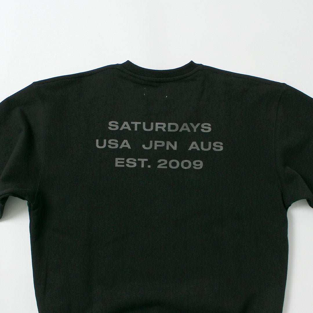 SATURDAYS NYC / Bowery International Crew Sweatshirt