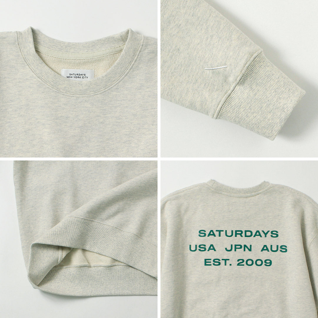 SATURDAYS NYC / Bowery International Crew Sweatshirt
