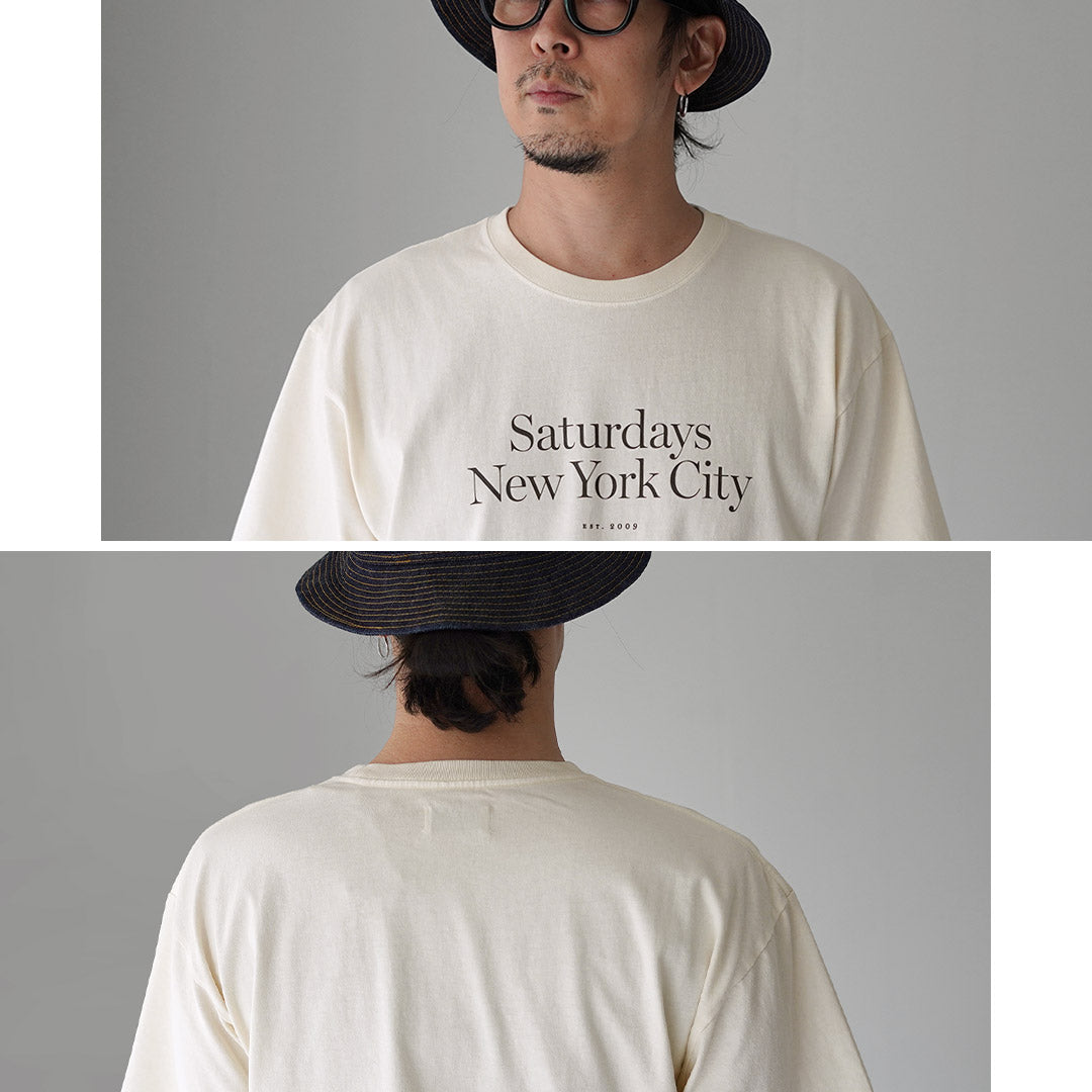 SATURDAYS NYC / Camiseta de manga corta Miller Standard