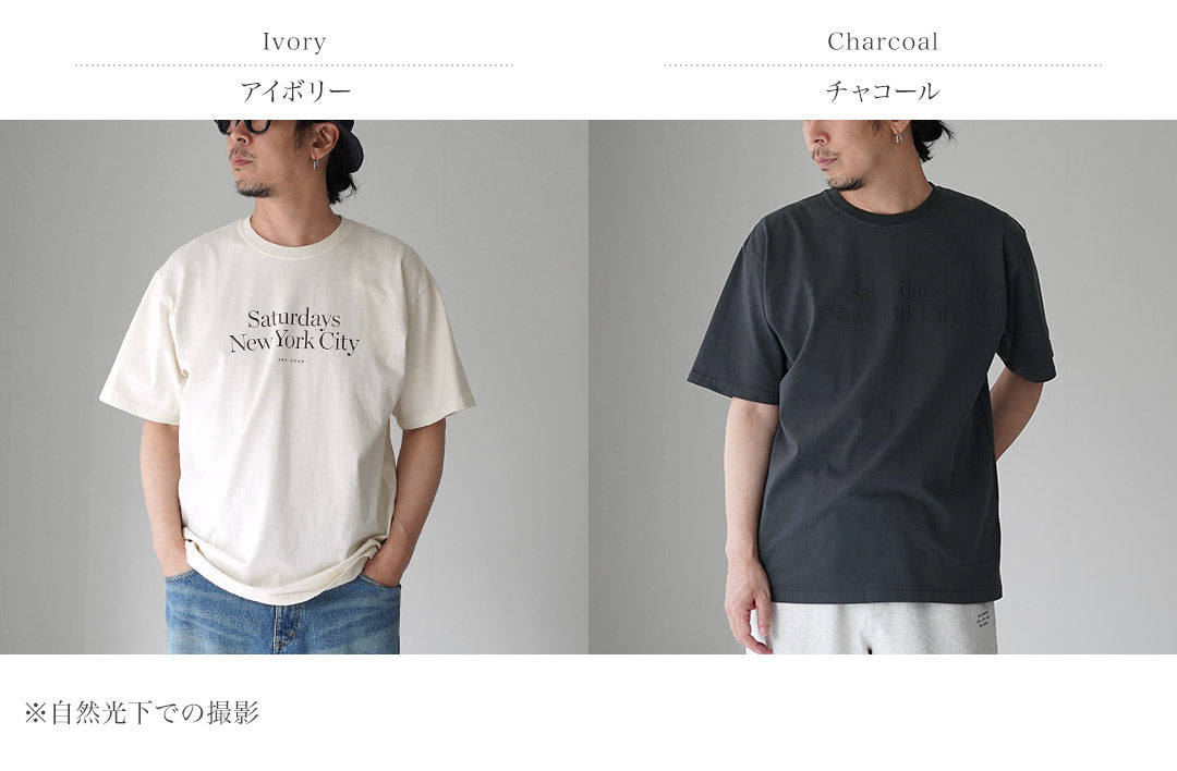 SATURDAYS NYC / Camiseta de manga corta Miller Standard