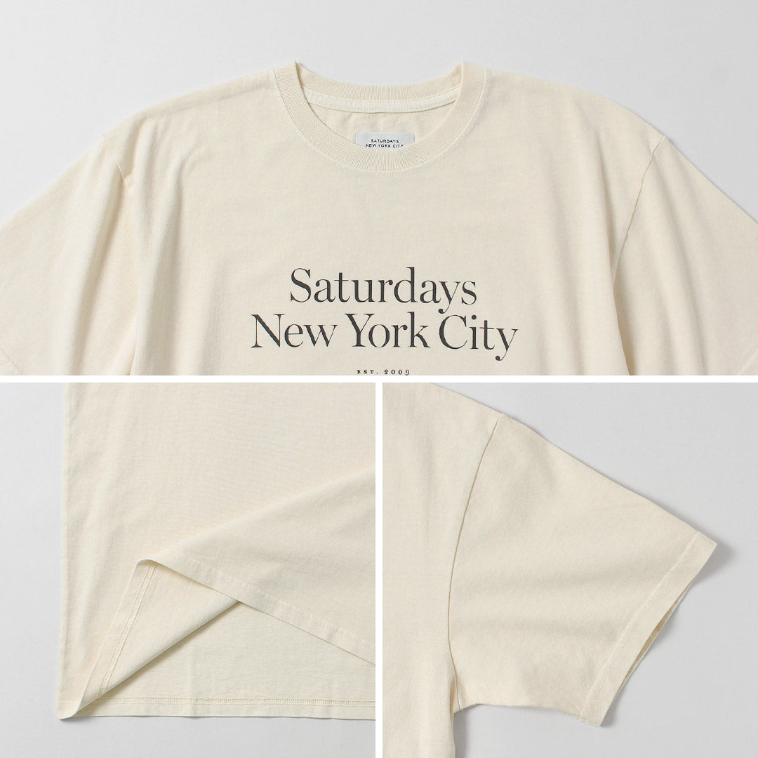 SATURDAYS NYC / Camiseta de manga corta Miller Standard