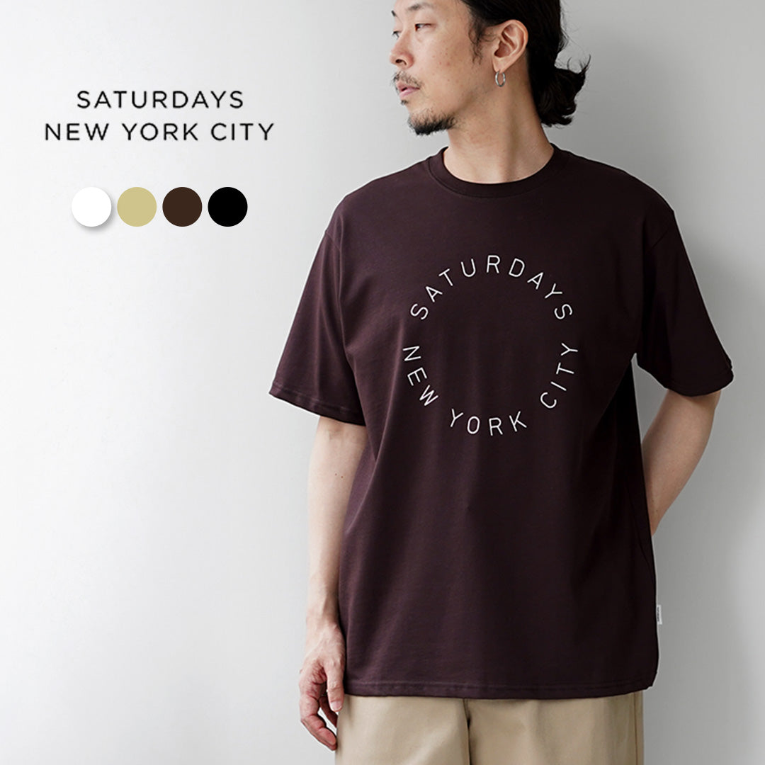 SATURDAYS NYC / Circular Saturdays Logo T-Shirt