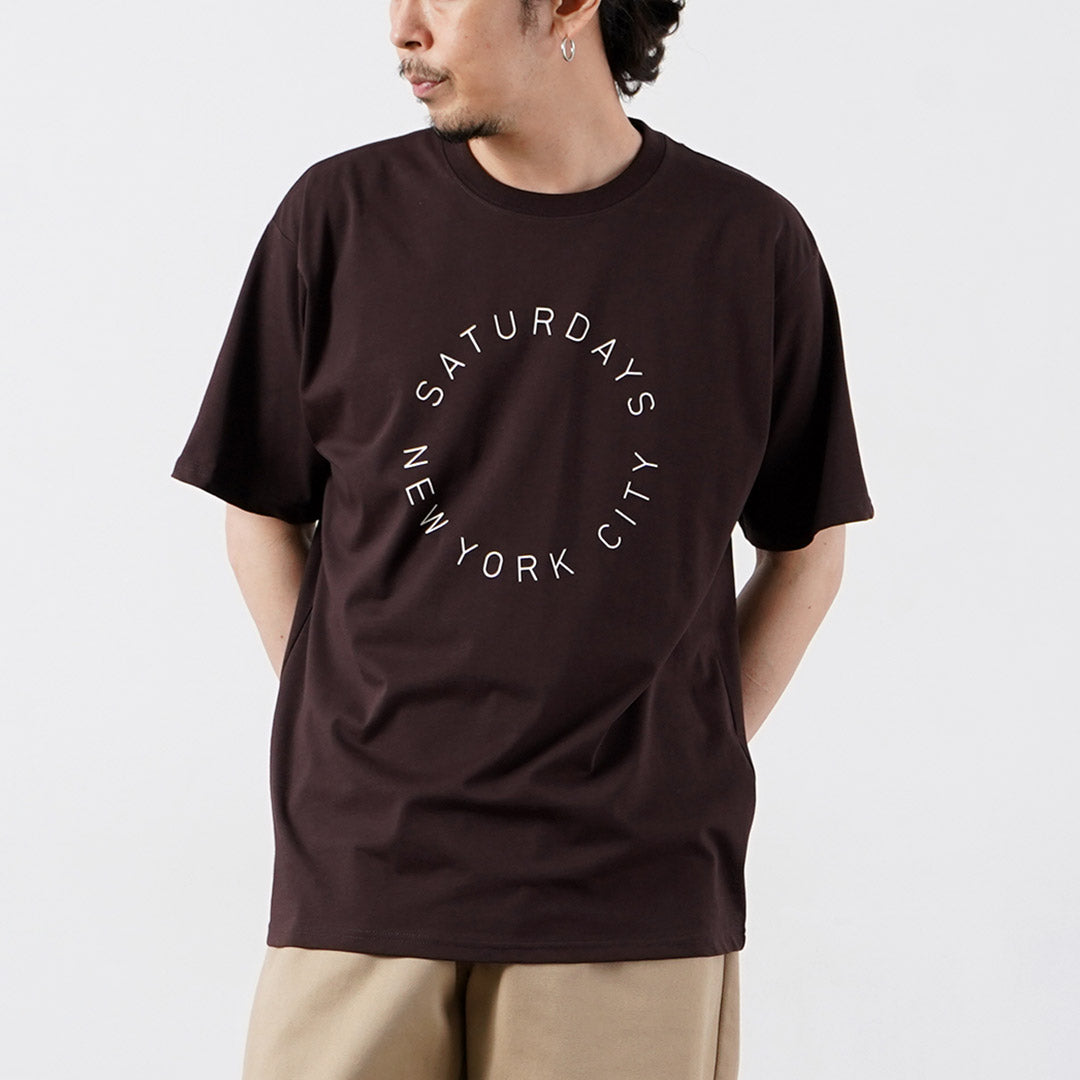SATURDAYS NYC / Circular Saturdays Logo T-Shirt