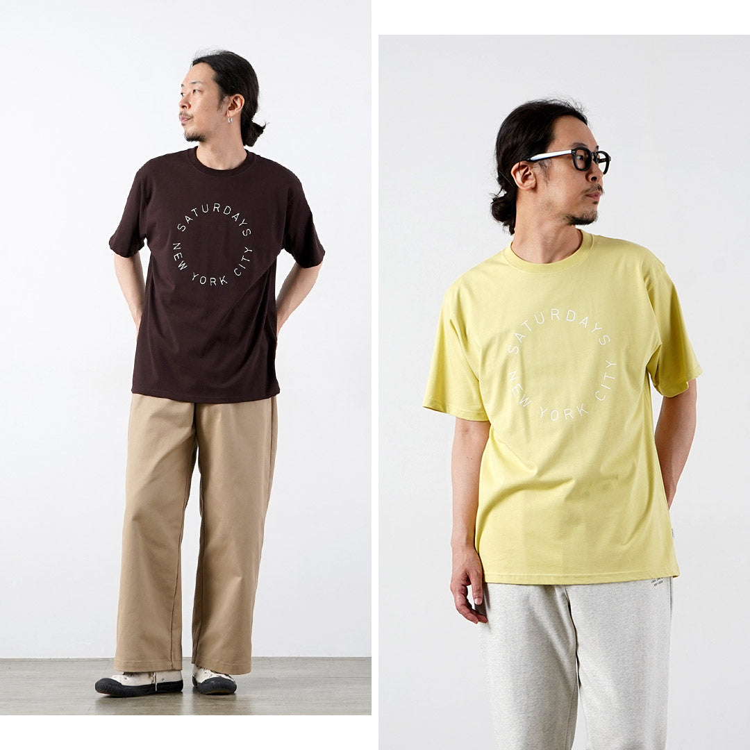 SATURDAYS NYC / Circular Saturdays Logo T-Shirt