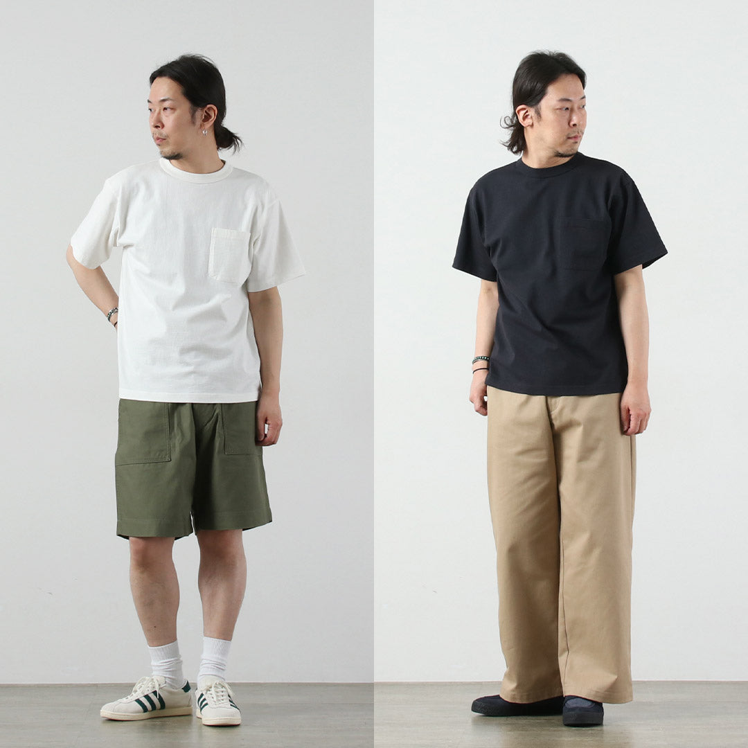 FILMELANGE / ALDEN Air Spinning Jersey Pocket T-Shirt
