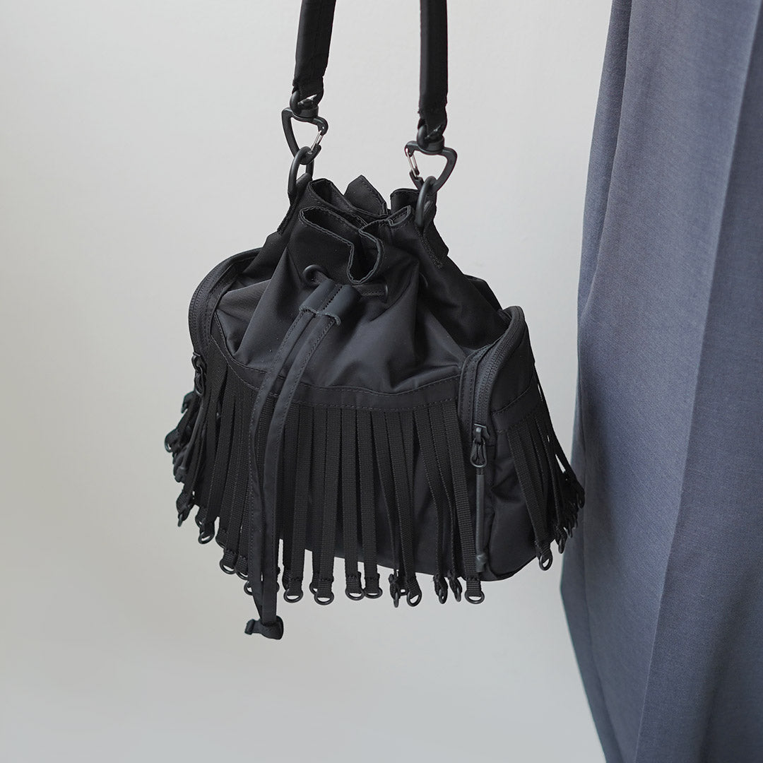 BAICYCLON BY BAGJACK / BCL-126 Tape Fringe Draw String Bag