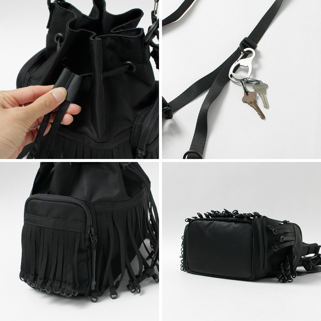 BAICYCLON BY BAGJACK / BCL-126 Tape Fringe Draw String Bag