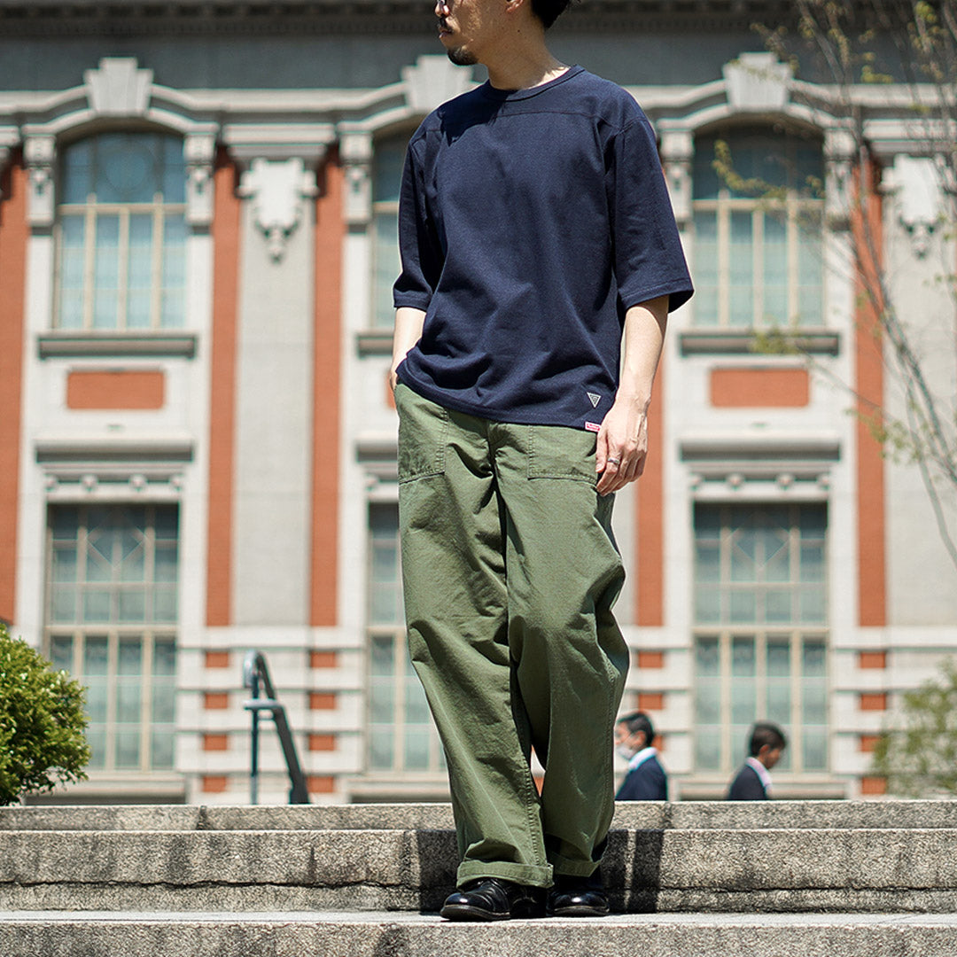 Blue refabric / Ripstop Summer Wide Baker Pants