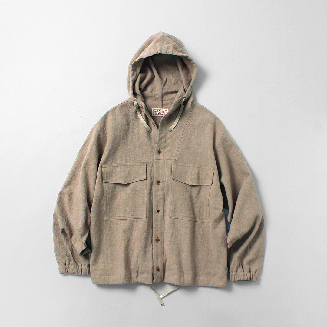 KEMA DESIGNS / Cotton Linen Uneven Beach Parka