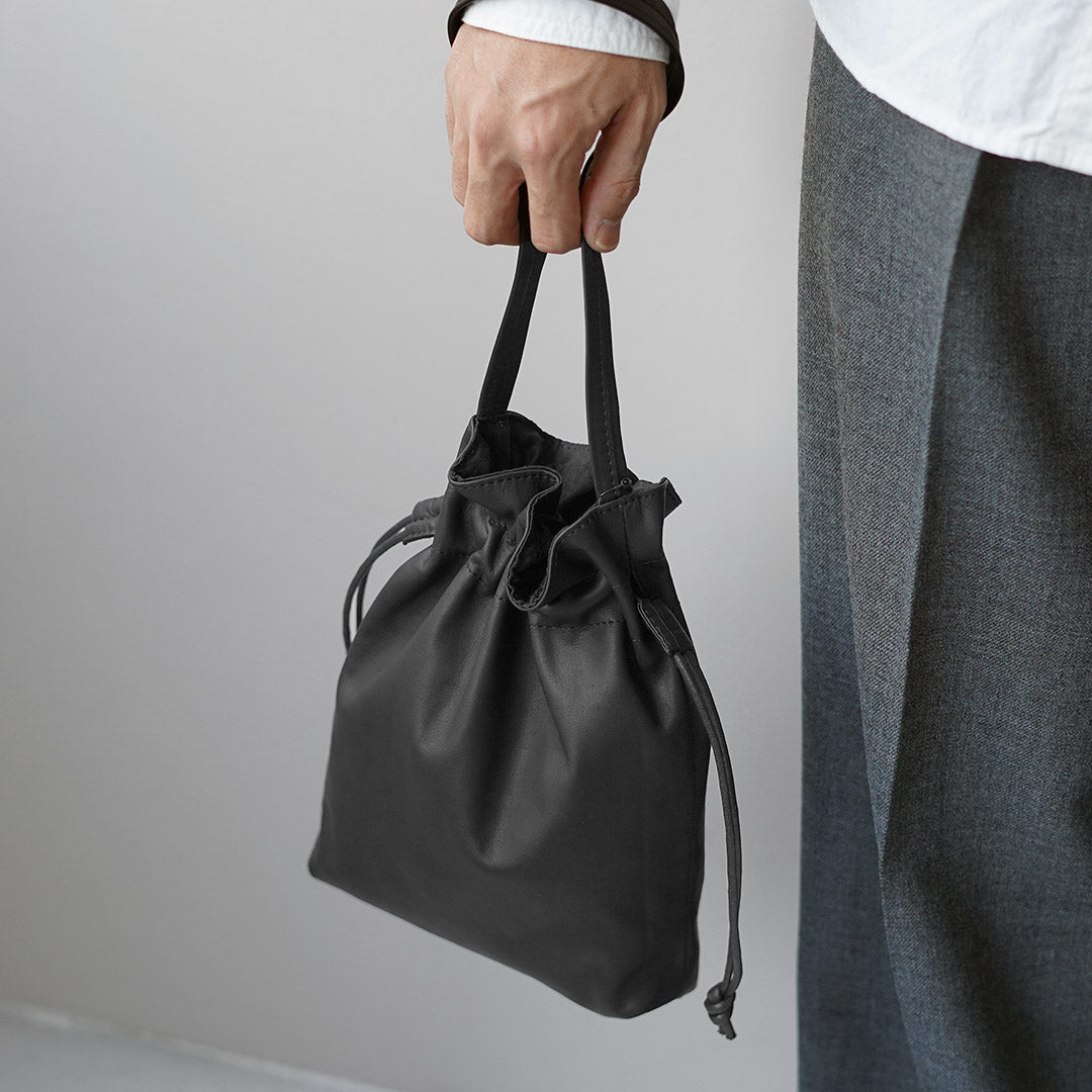 MR.OLIVE / IMPERMA-LEATHER 드로스트링 백