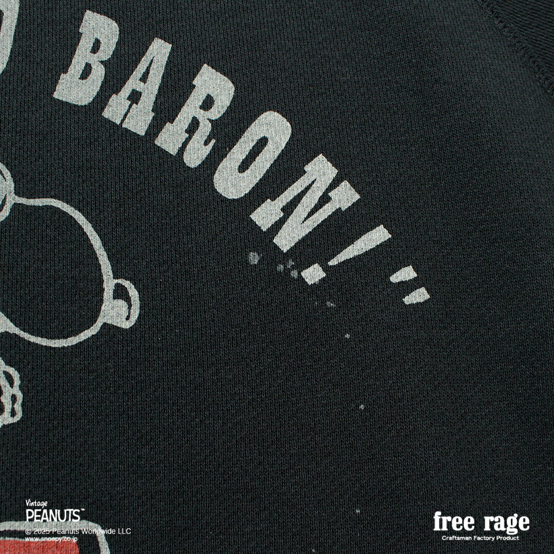FREE RAGE / PEANUTS×free rage Sudadera raglán con estampado Red Baron