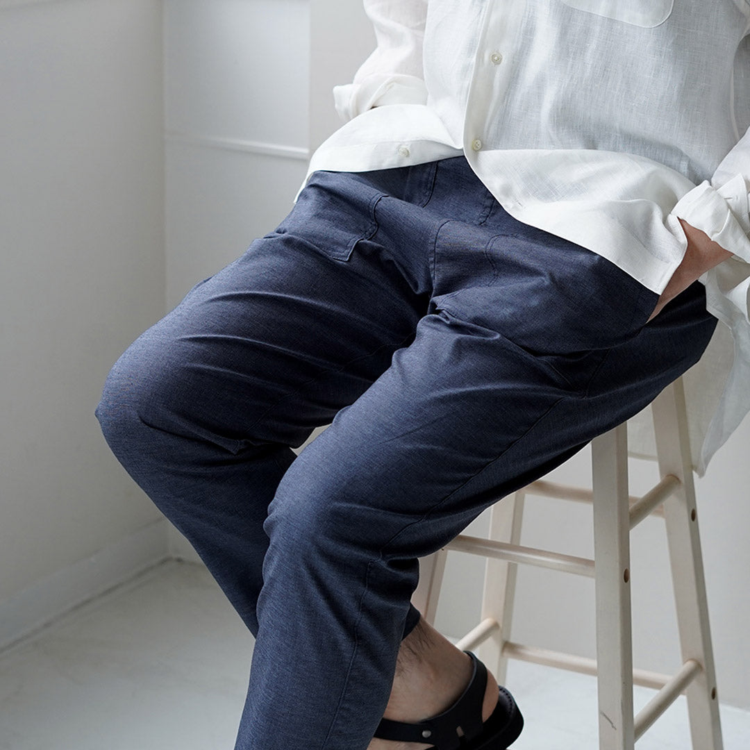 RE MADE IN TOKYO JAPAN / Hemp Chambray Comfort Pants