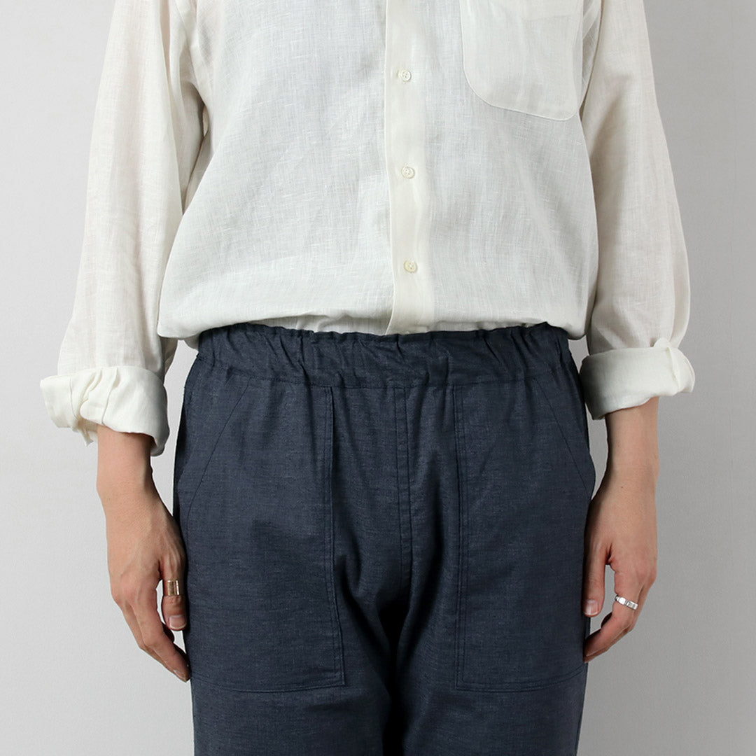 RE MADE IN TOKYO JAPAN / Hemp Chambray Comfort Pants