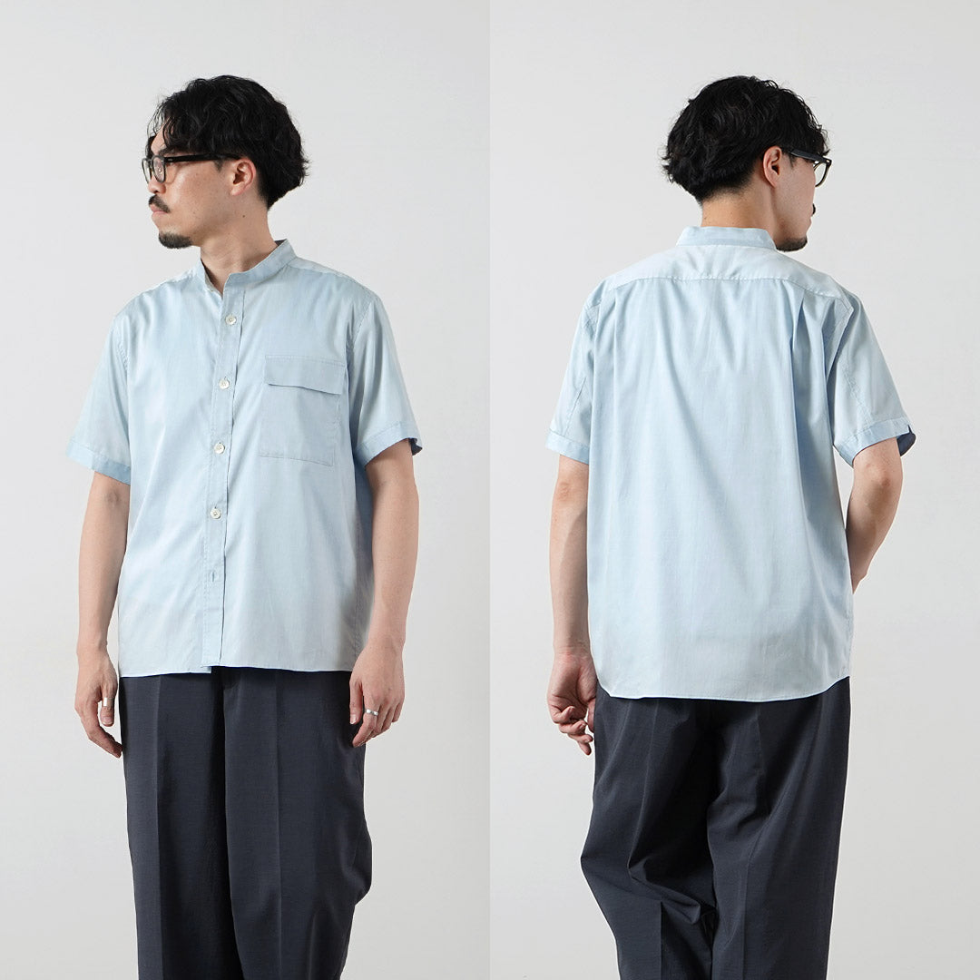 RE MADE IN TOKYO JAPAN / 200/2 Chambray Twill Short Sleeve CPO Shirt