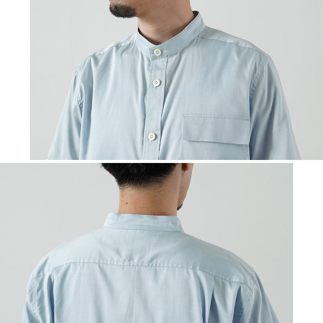 RE MADE IN TOKYO JAPAN / 200/2 Chambray Twill Short Sleeve CPO Shirt