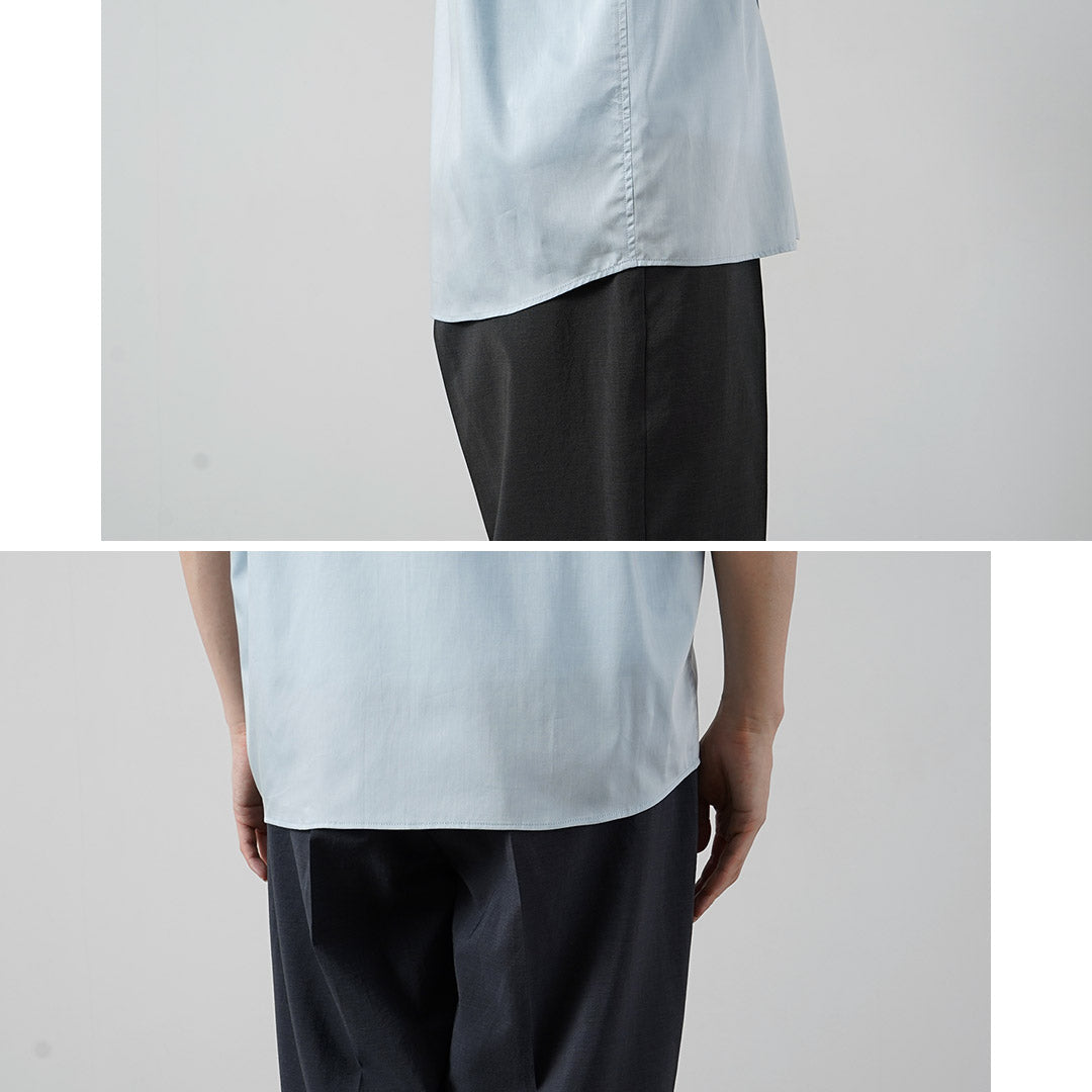 RE MADE IN TOKYO JAPAN / 200/2 Chambray Twill Short Sleeve CPO Shirt