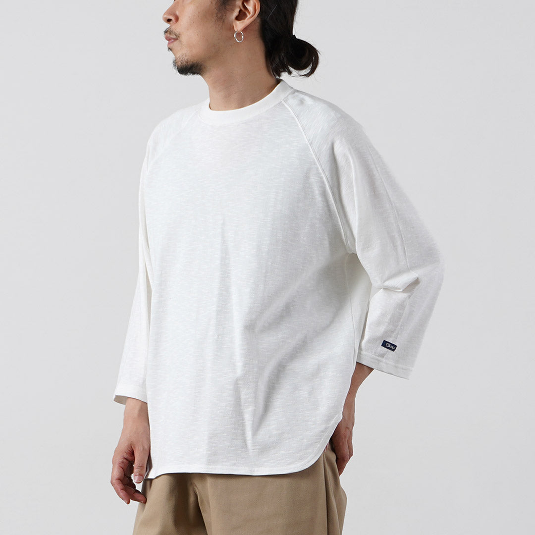 TIEASY / HDCS Light Raglan 3/4 Sleeve Crew Neck T-Shirt