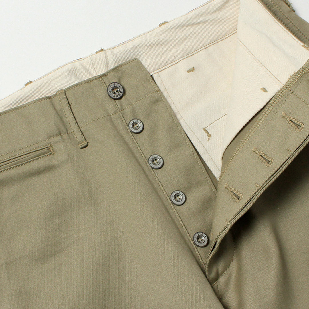 BUZZ RICKSONS / Early Military Chinos 1942 Model (Unwashed)