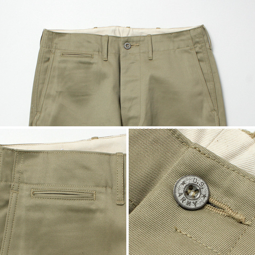 BUZZ RICKSONS / Early Military Chinos 1942 Model (Unwashed)
