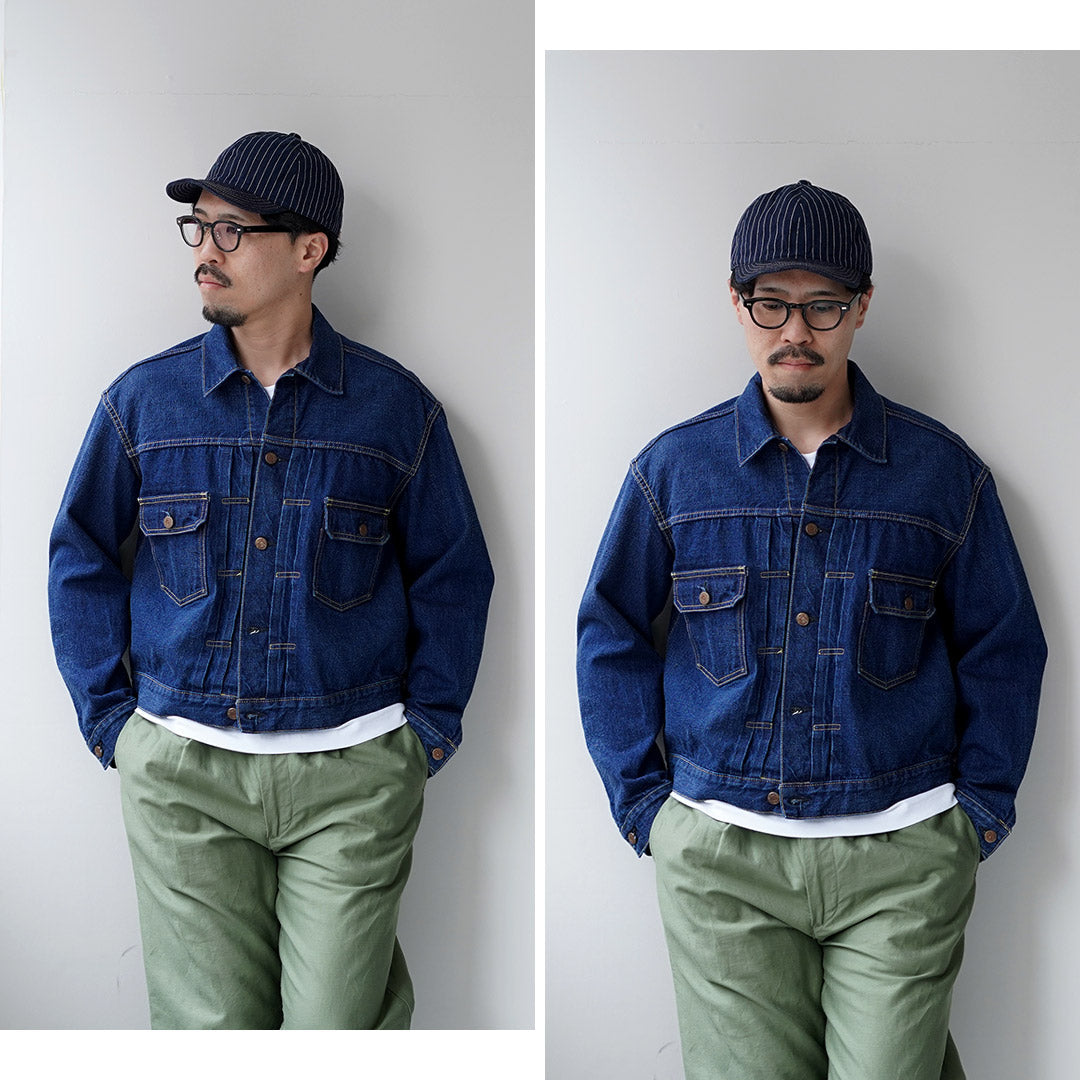 HIGHER / 9oz Hickory x Denim Cap
