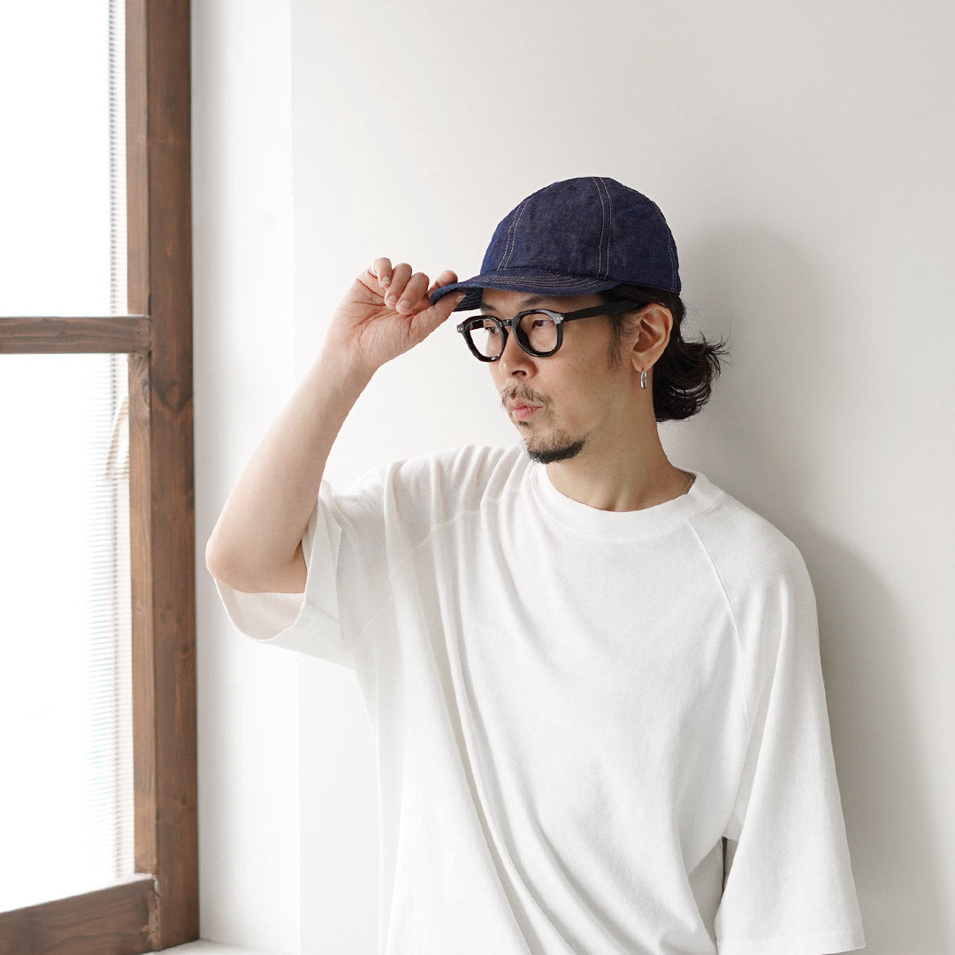 HIGHER / Cotton Linen Chambray Cap