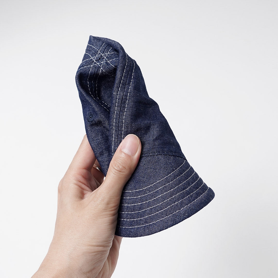 HIGHER / Cotton Linen Chambray Cap