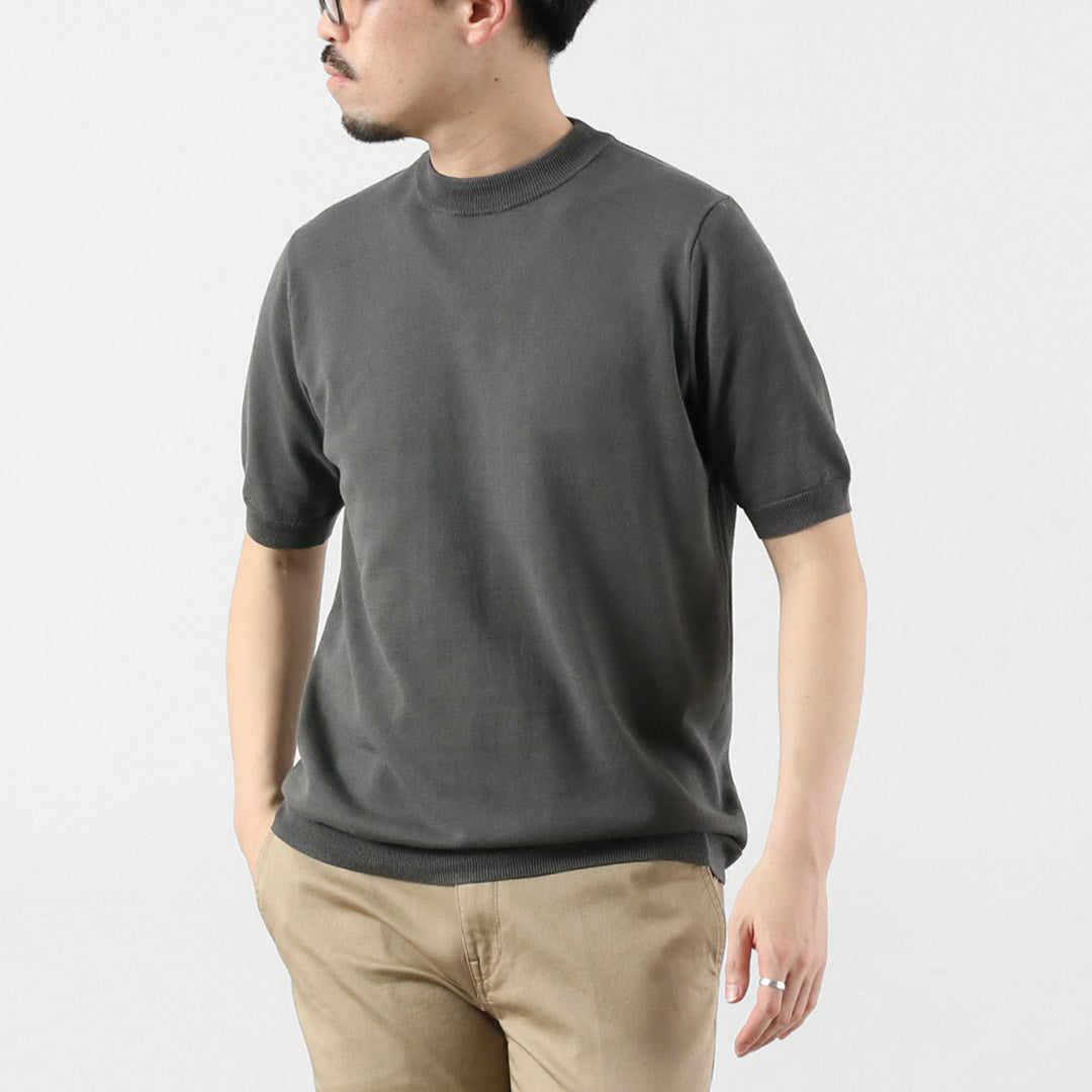 HARROWE HARROWE / 14G Camiseta de algodón con cuello ligeramente alto