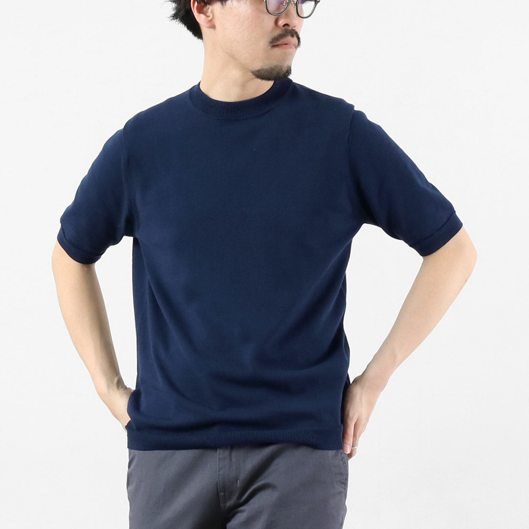 HARROWE HARROWE / 14G Camiseta de algodón con cuello ligeramente alto
