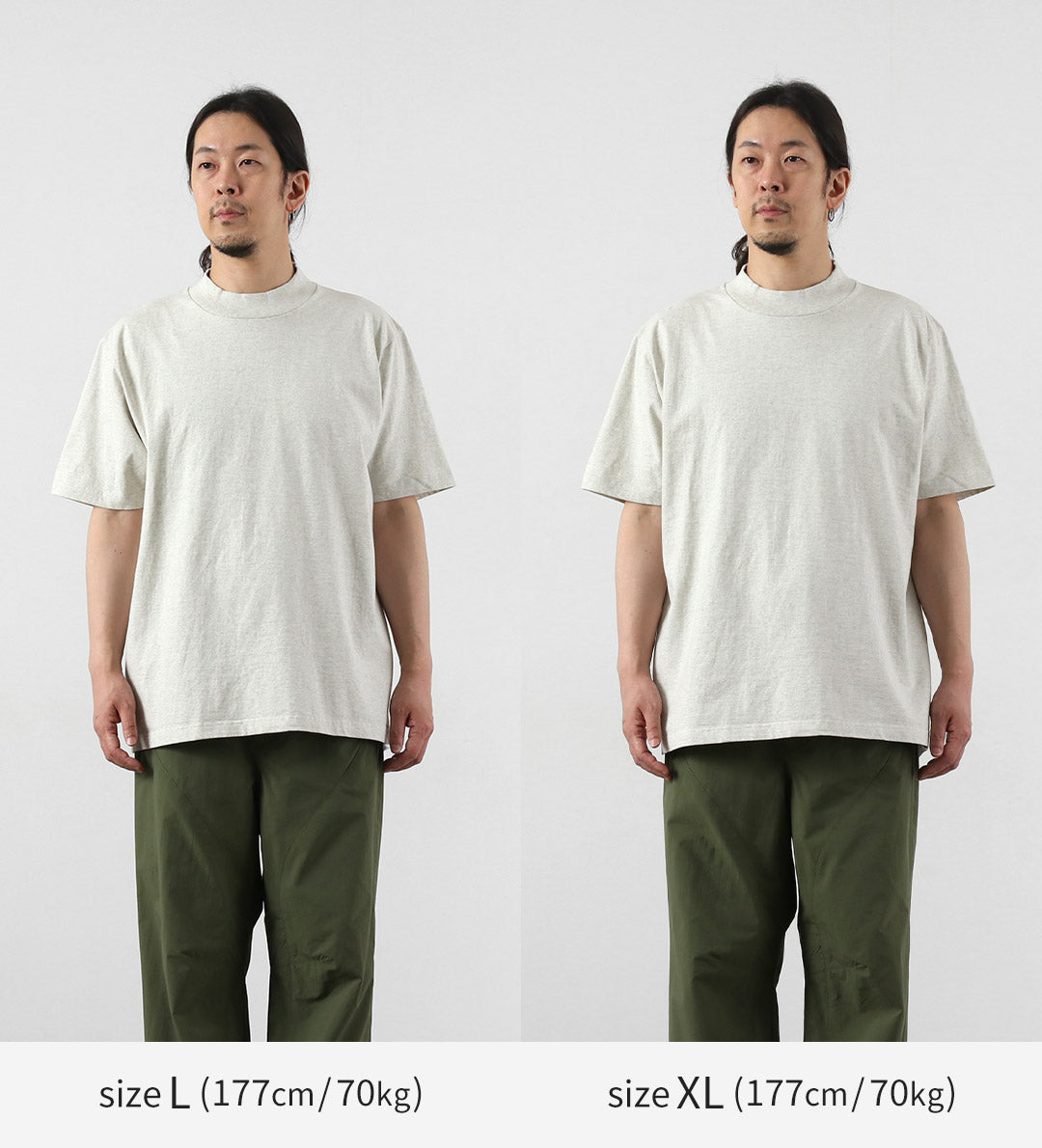 HEALTHKNIT / 미국 독점 코튼 유니버셜 모크넥 티셔츠 반팔