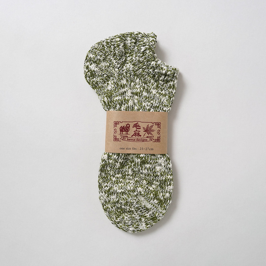 KEMA DESIGNS / 대마 발목 양말