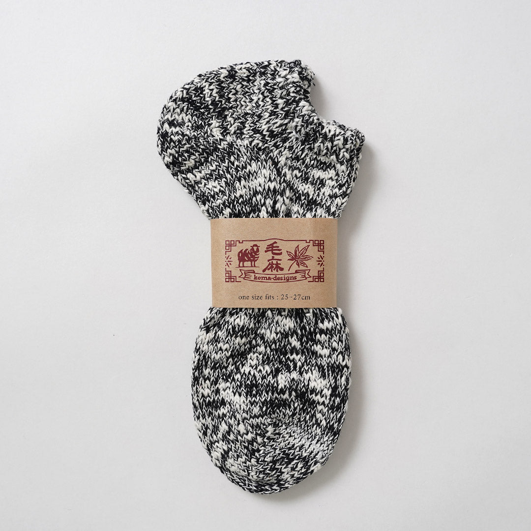 KEMA DESIGNS / 대마 발목 양말