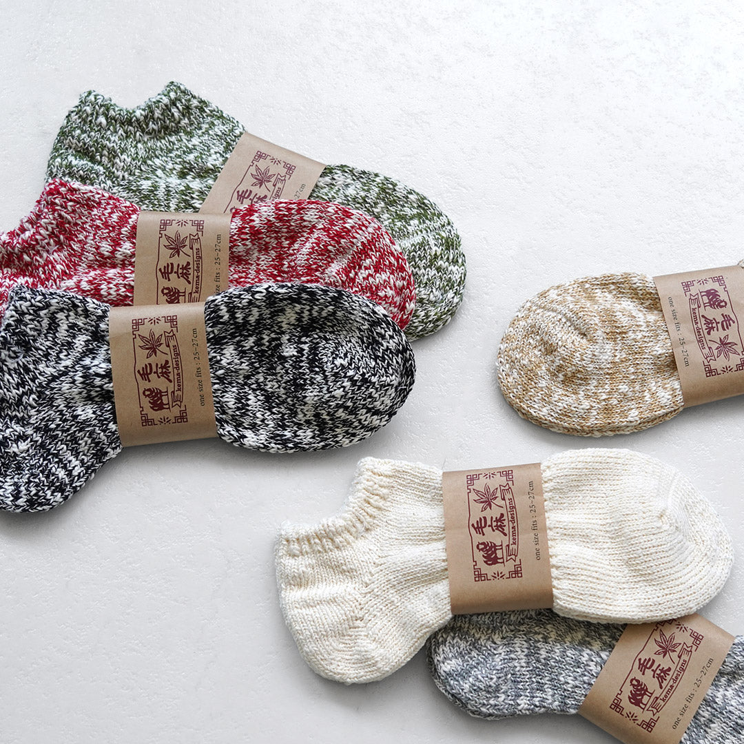 KEMA DESIGNS / 대마 발목 양말
