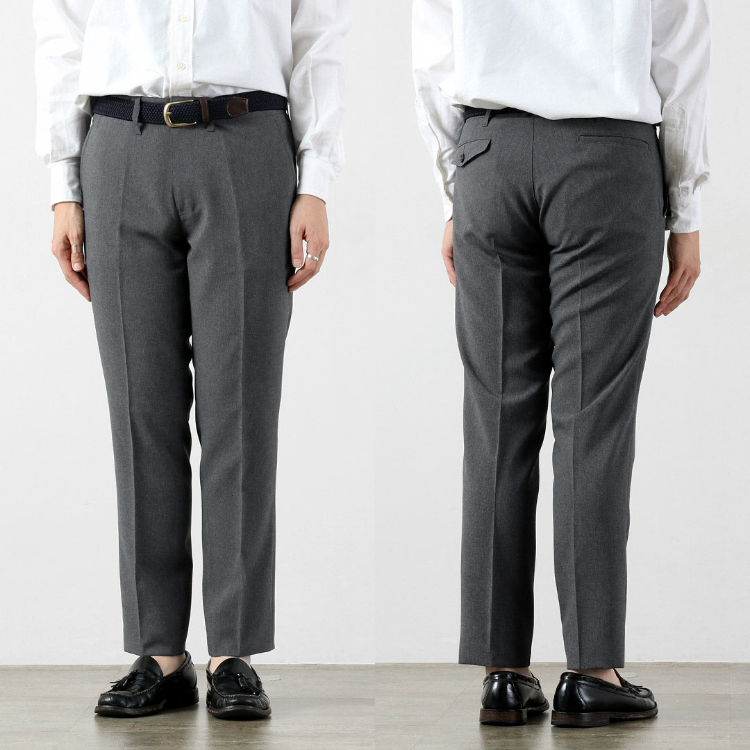 Blue refabric / Summer Officer Tapered Trousers