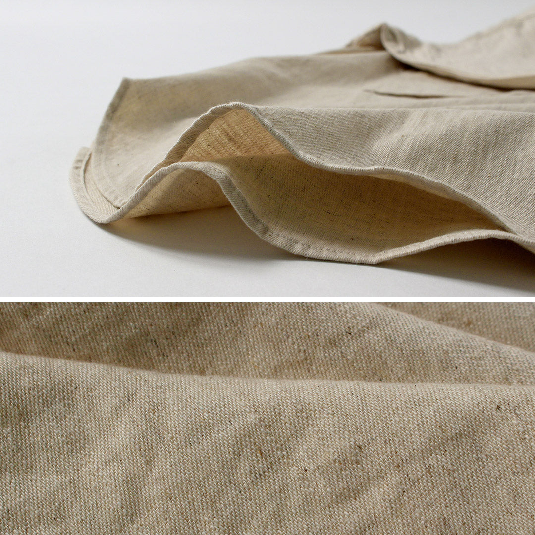 KEMA DESIGNS / Cotton Linen Farmer Shirt