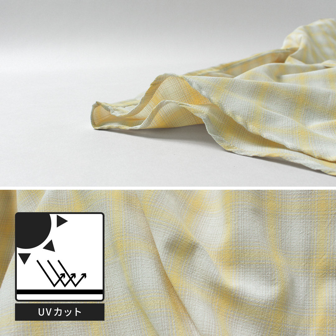 RAG / Ombre Check Hooded Shirt UV Cut