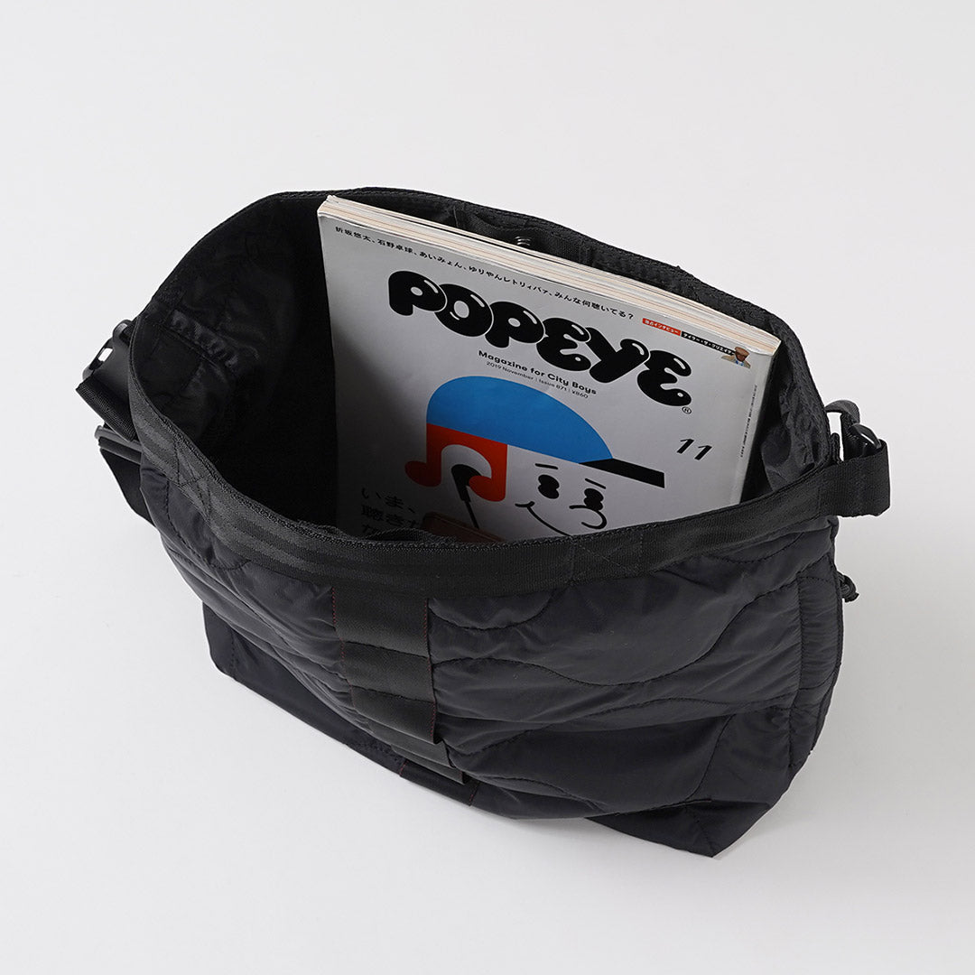 BRIEFING / Jersey acolchado M Bolso de hombro A4