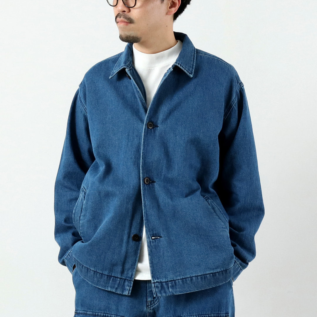 GOHEMP / Commande spéciale Manteau surchemise en denim de chanvre et coton 9oz GOHEMP × KEMA DESIGNS