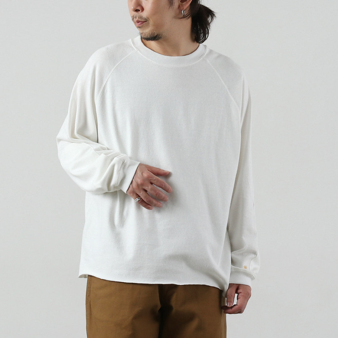 GOHEMP / T-shirt exclusif à manches longues et ourlet rond en coton de chanvre 10 oz GOHEMP × KEMA DESIGNS T-shirt