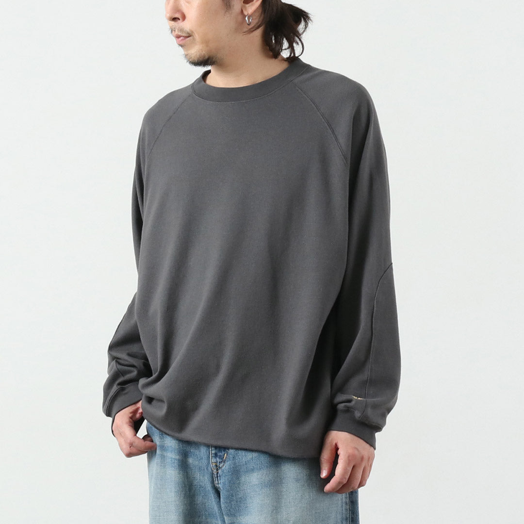 GOHEMP / T-shirt exclusif à manches longues et ourlet rond en coton de chanvre 10 oz GOHEMP × KEMA DESIGNS T-shirt