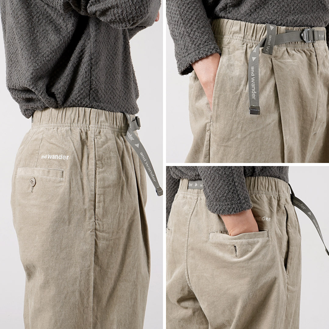 AND WANDER / Moleskin Pants