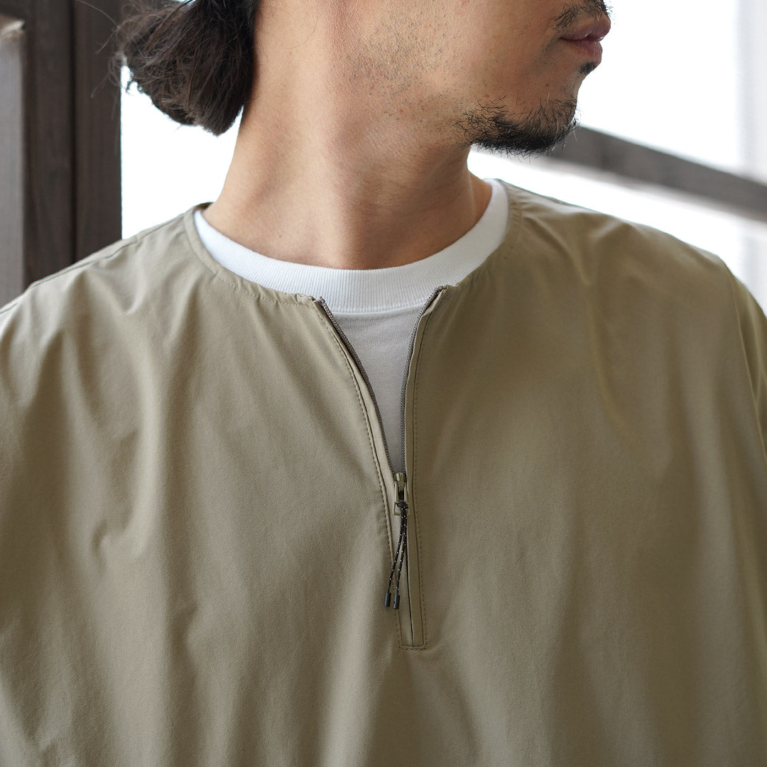 RAG / Half-Zip Short Sleeve Pullover T-Shirt