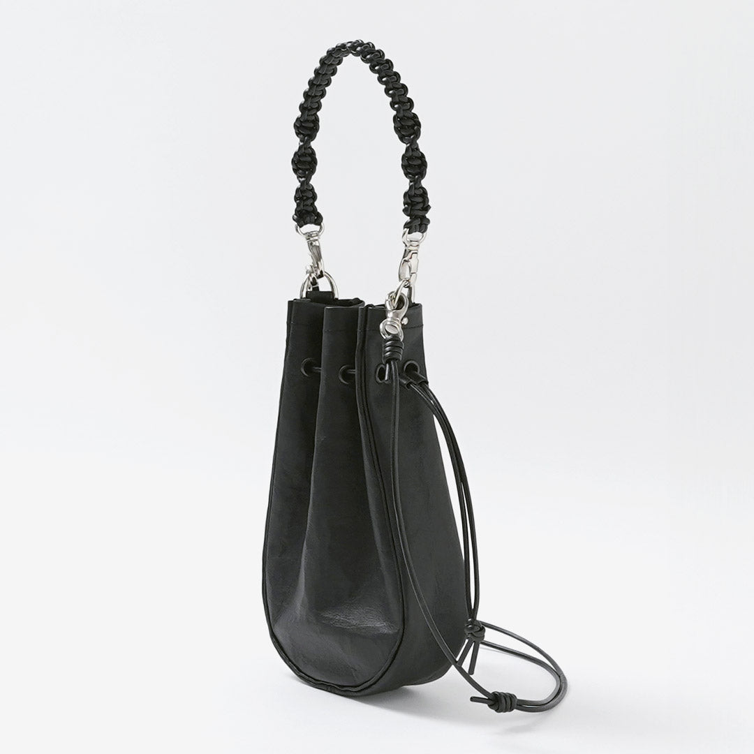 SENTI / Sac à médecine en cuir Dyneema M + dragonne