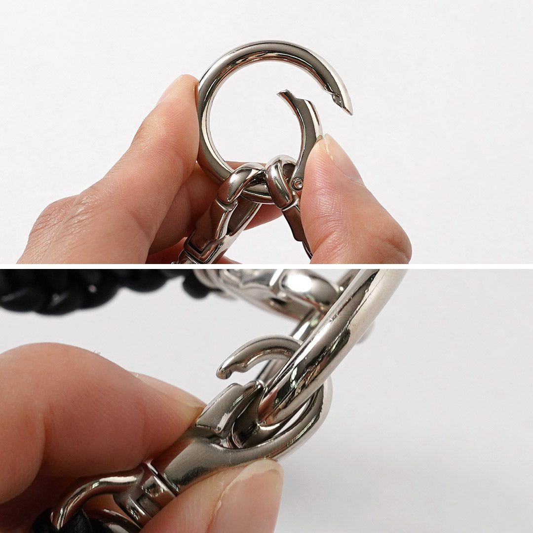 SENTI / Dragonne en cuir tressé