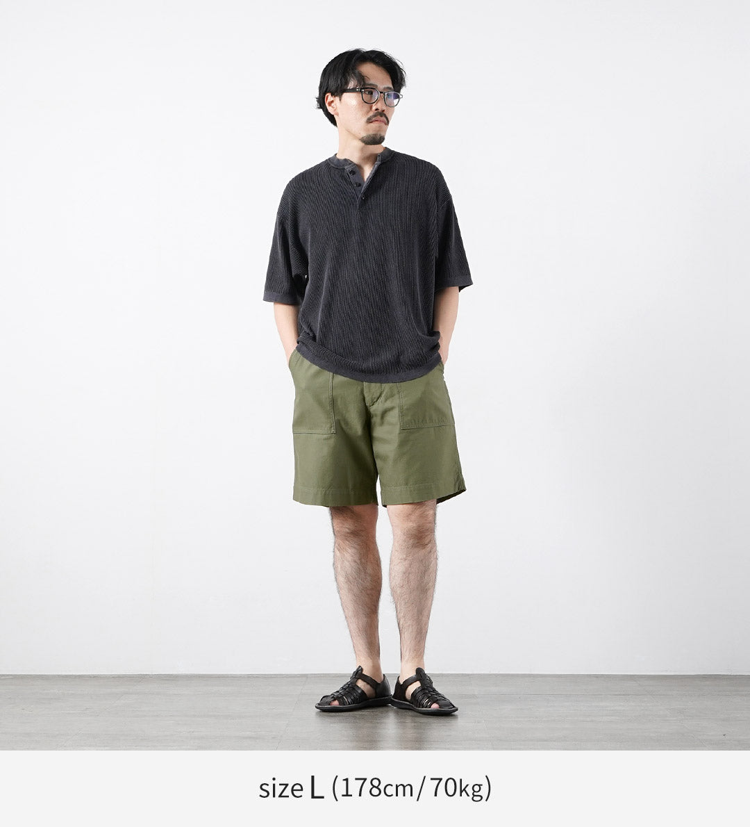 FOB FACTORY / F4171 베이커 쇼츠