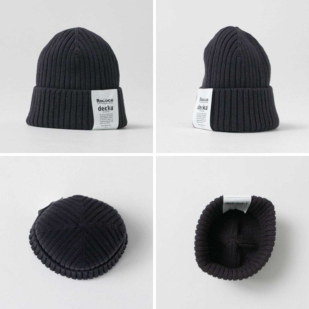 DECKA QUALITY SOCKS / Washi × Cotton Knit Cap